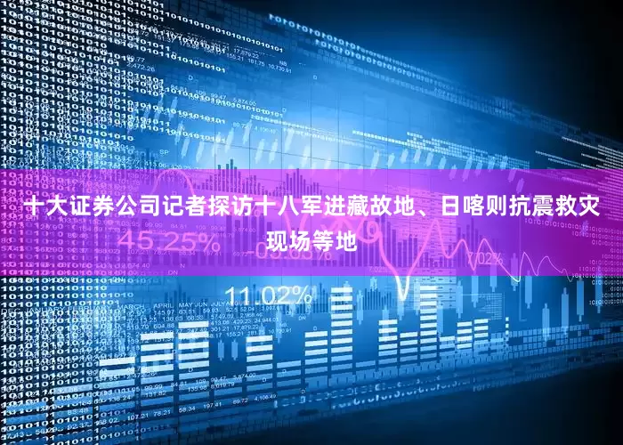 十大证券公司记者探访十八军进藏故地、日喀则抗震救灾现场等地
